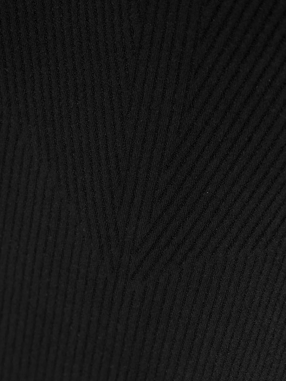 Close-up detail of the Az Factory Mybody Ribbed Stretch-knit Mini Dress