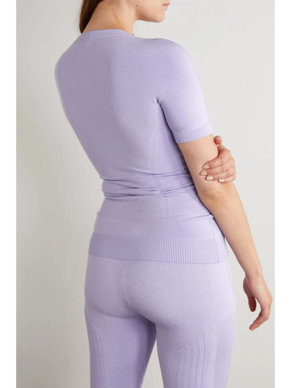 Back view of the Az Factory Mybody Stretch-knit Top