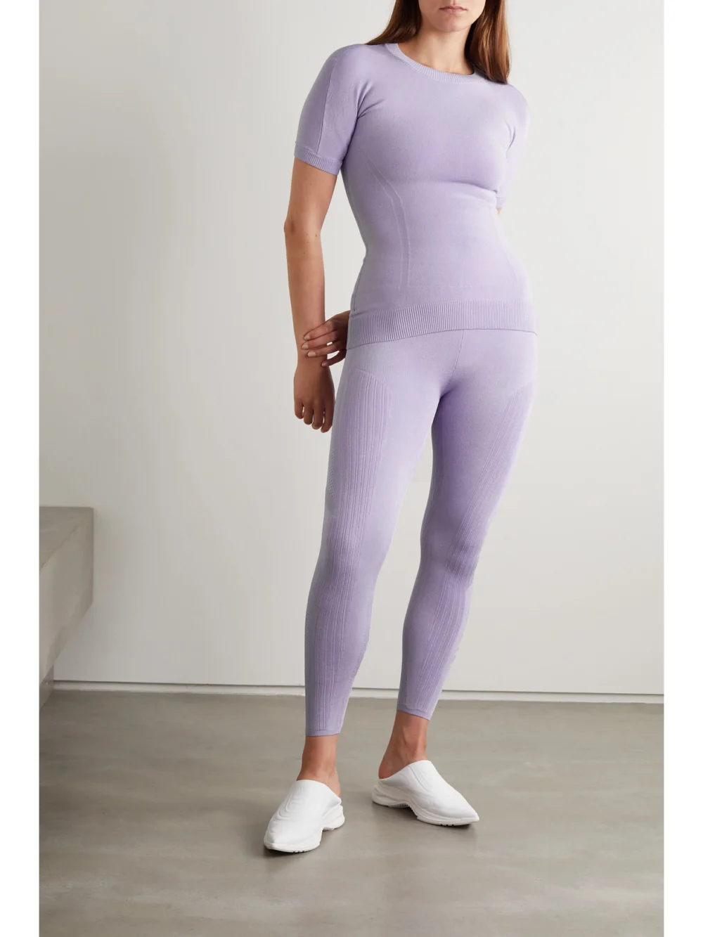 Az Factory Mybody Stretch-knit Top, worn by a model