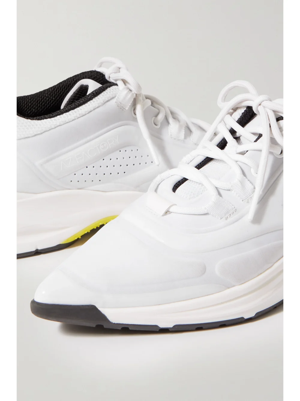 Close-up detail of the Az Factory Neoprene and Mesh Sneakers