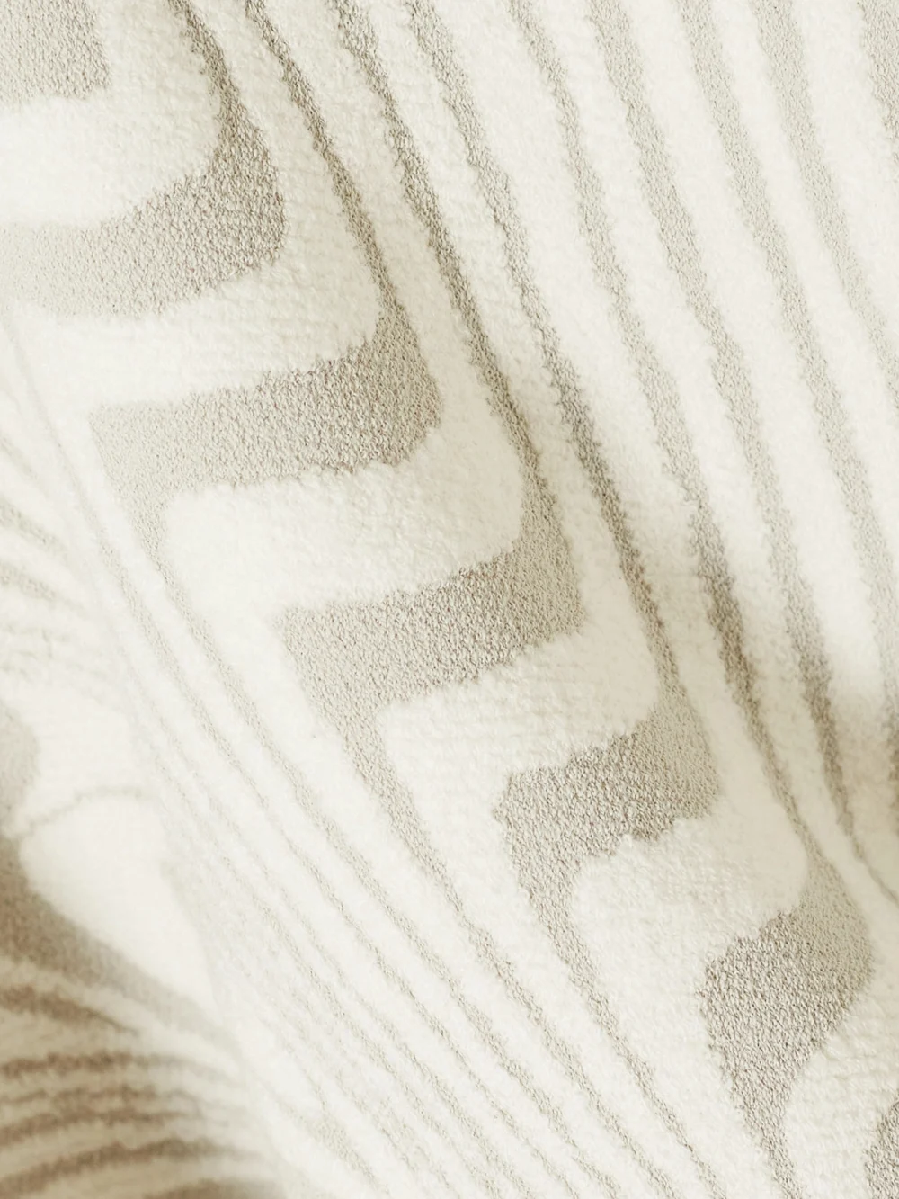 Close-up detail of the Aztech Mountain + Ed Curtis Jacquard-knit Hoodie