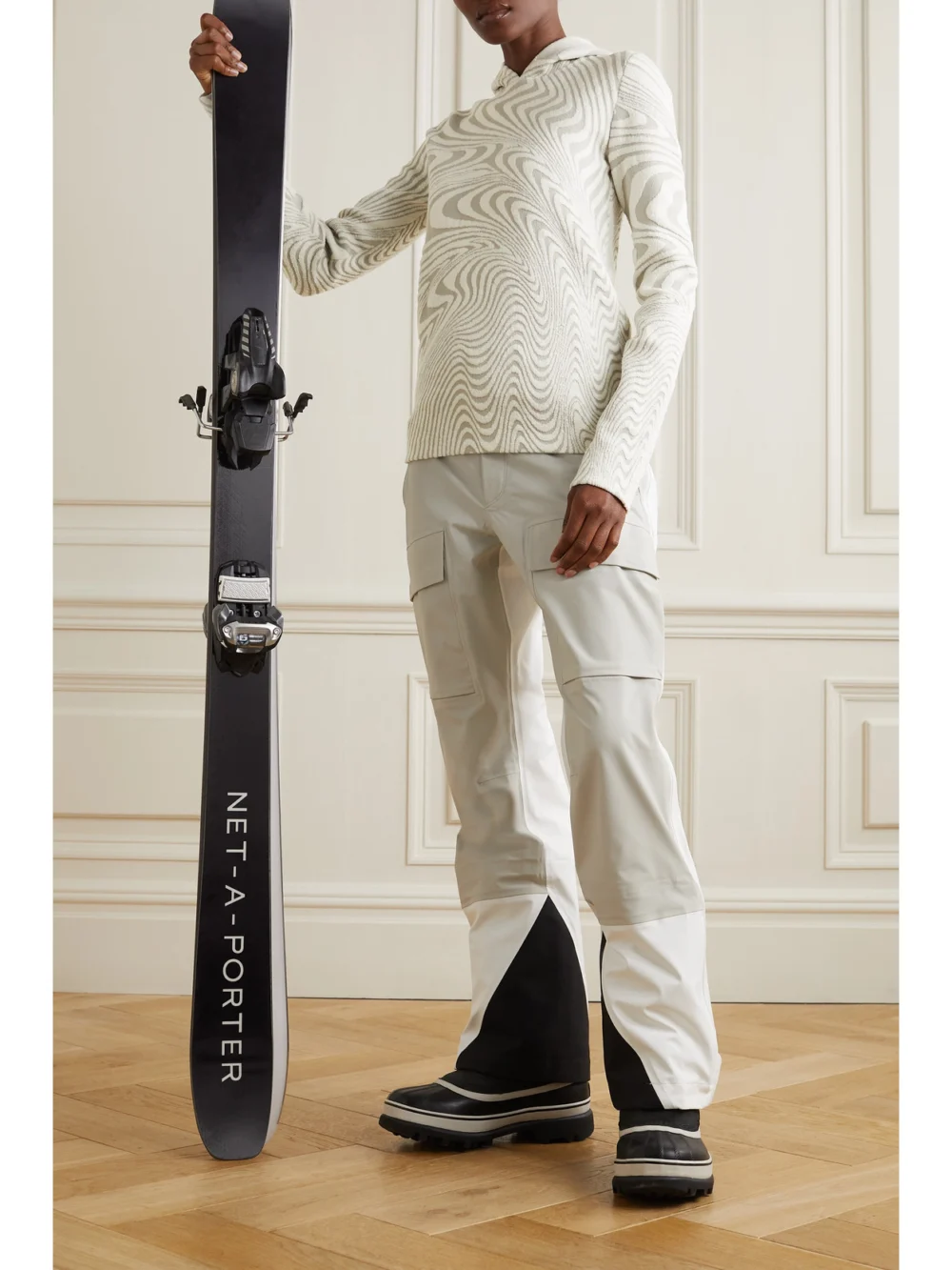 Aztech Mountain + Ed Curtis Jacquard-knit Hoodie, styled view