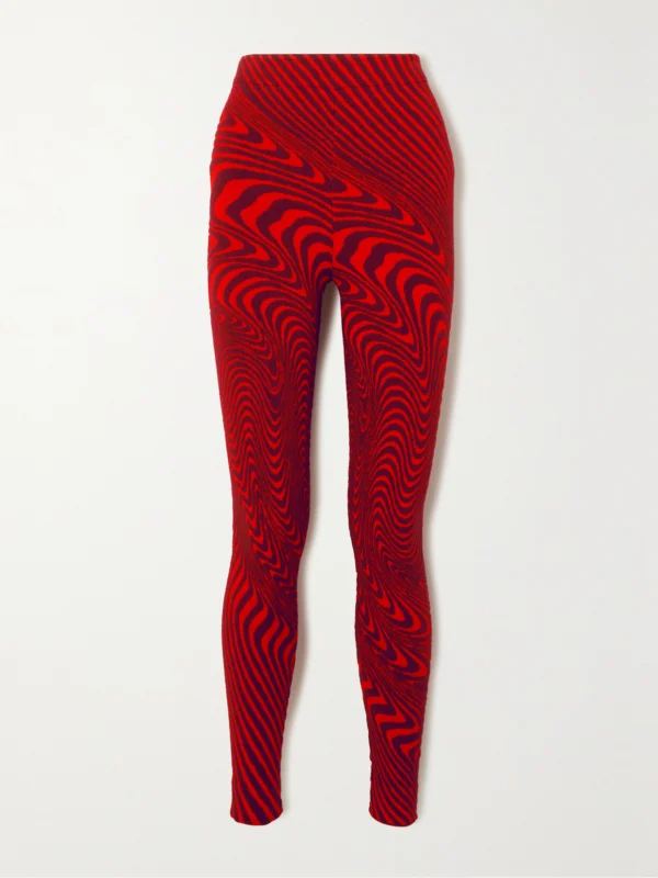Aztech Mountain + Ed Curtis Jacquard-knit Leggings
