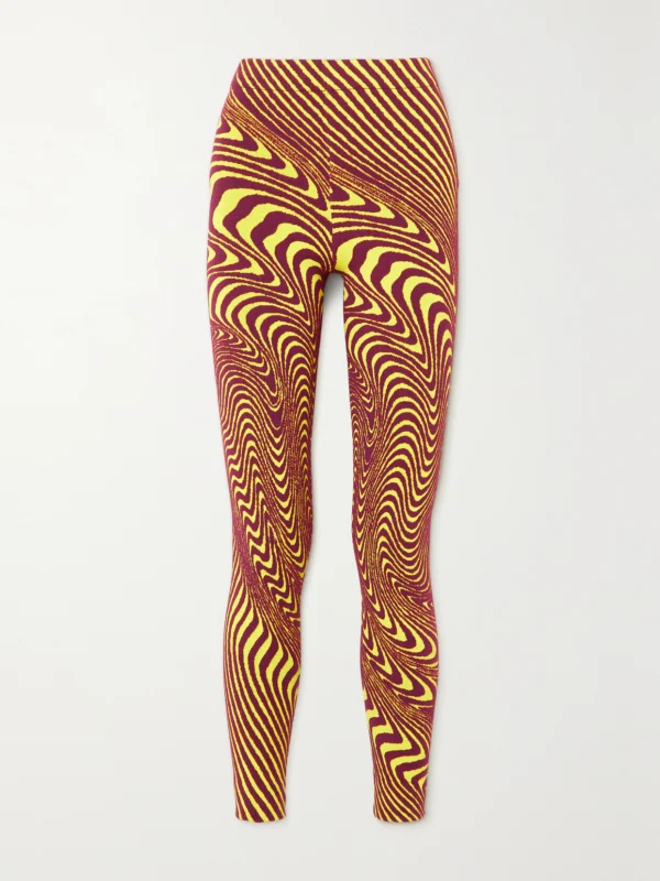 Aztech Mountain + Ed Curtis Off-piste Jacquard-knit Leggings