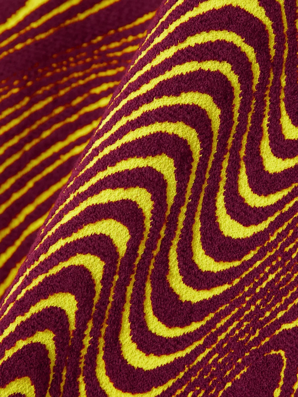 Close-up detail of the Aztech Mountain + Ed Curtis Off-piste Wool-blend Jacquard Hoodie