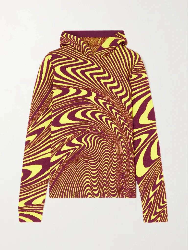 Aztech Mountain + Ed Curtis Off-piste Wool-blend Jacquard Hoodie
