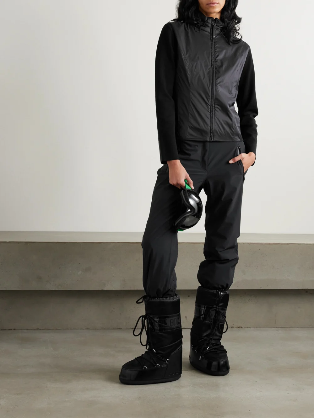 Aztech Mountain Matterhorn Paneled Wool Jacket, worn by a model