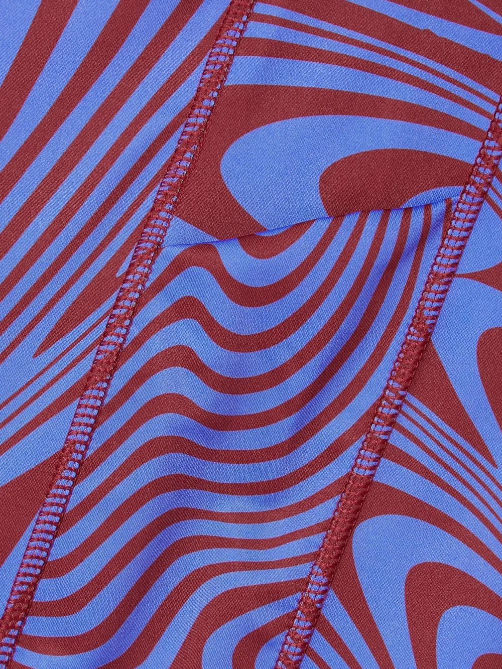 Close-up detail of the Aztech Mountain Next to Skin Printed Stretch-jersey Leggings