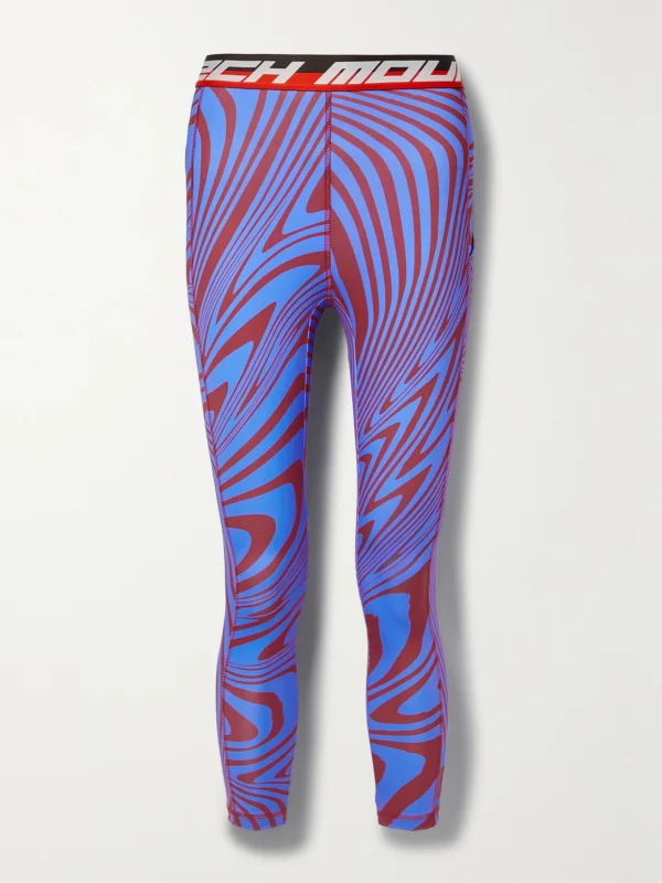 Aztech Mountain Next to Skin Printed Stretch-jersey Leggings