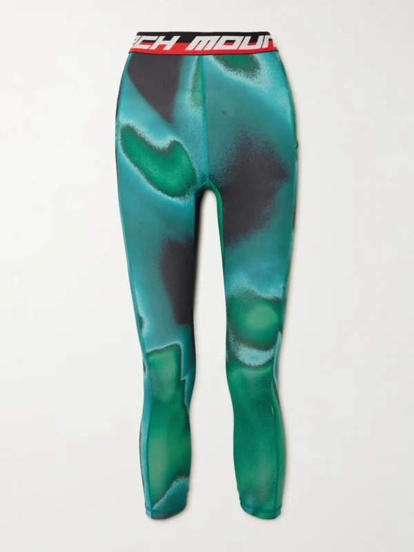 Aztech Mountain Next to Skin Printed Stretch-jersey Leggings