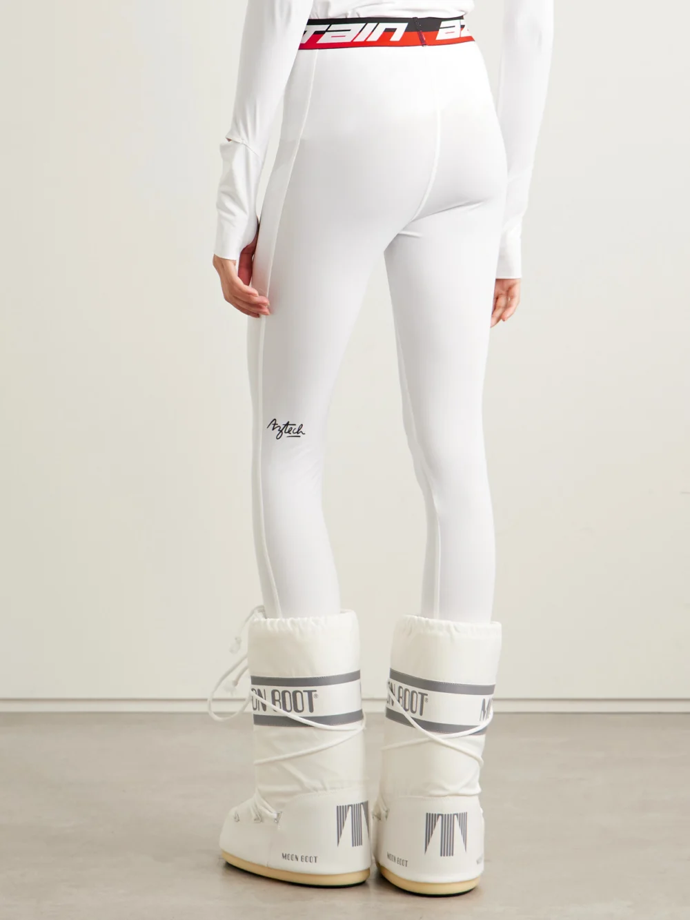 Back view of the Aztech Mountain Next to Skin Stretch-jersey Leggings