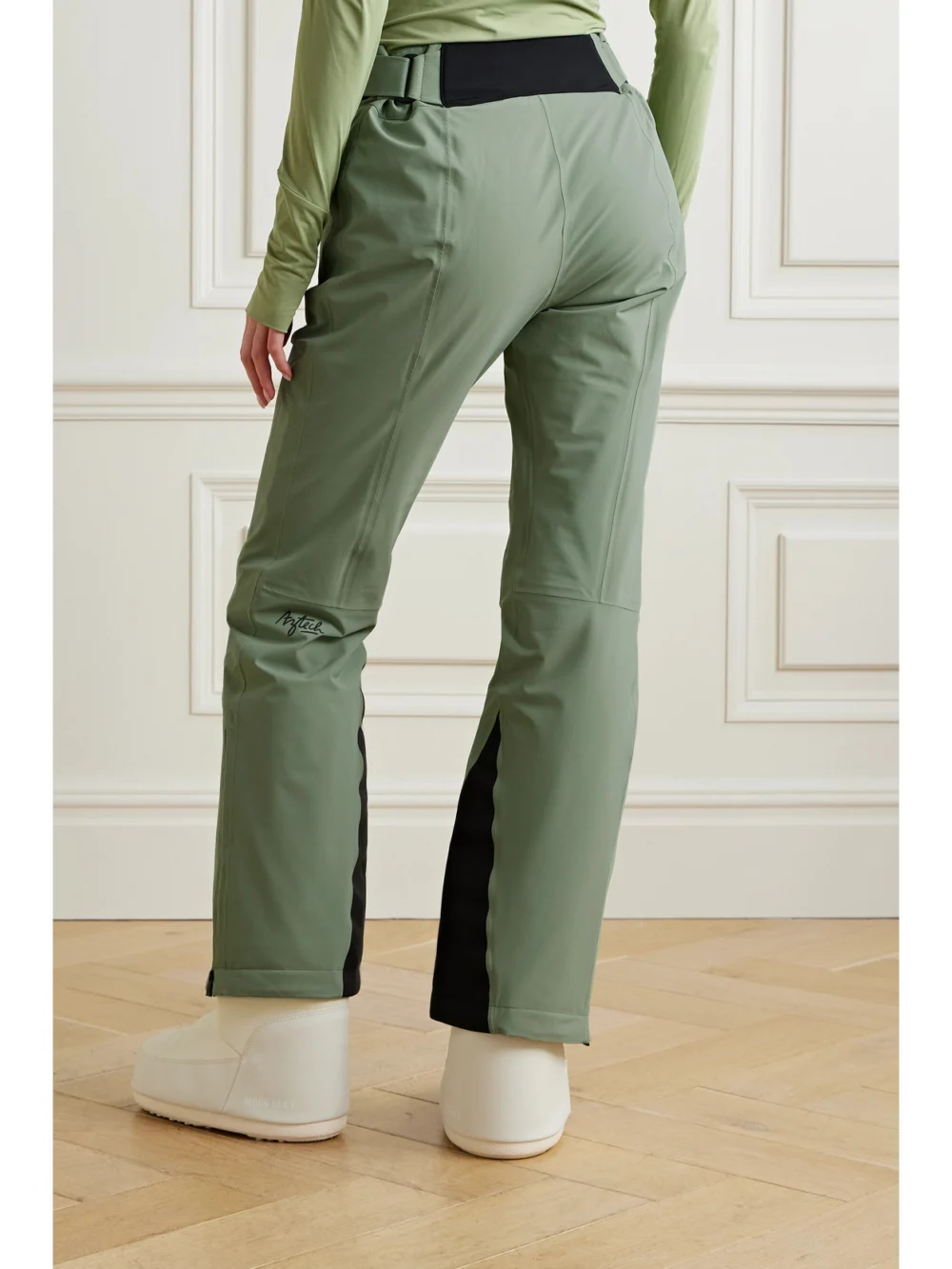 Back view of the Aztech Mountain Team Aztech Padded Bootcut Ski Pants