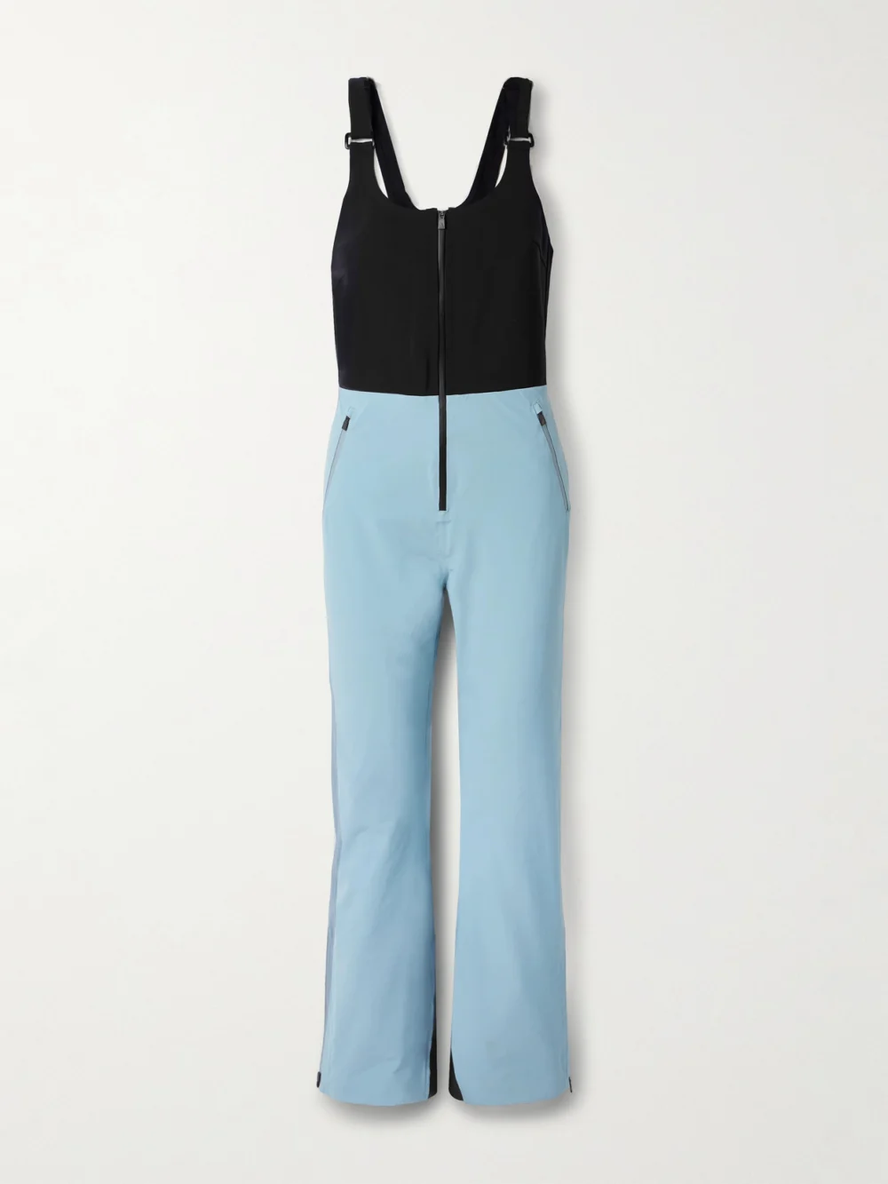 Aztech Mountain Top to Bottom Paneled Stretch Salopettes in blue