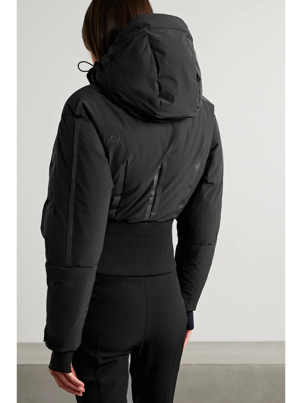 Back view of the Aztech Mountain Vertical Nuke Padded Down Ski Jacket
