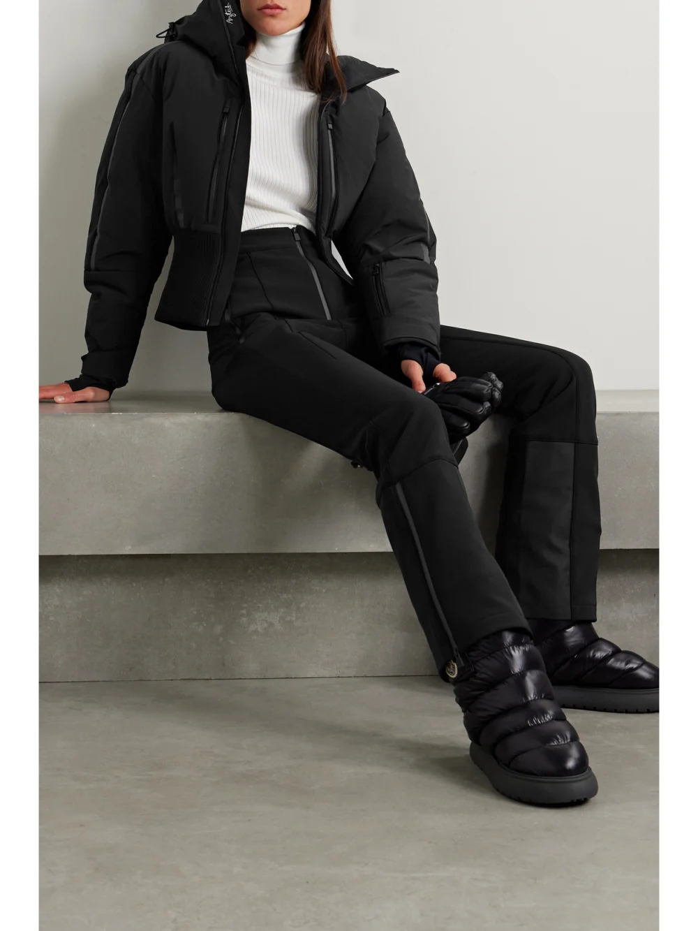 Aztech Mountain Vertical Nuke Padded Down Ski Jacket, worn by a model