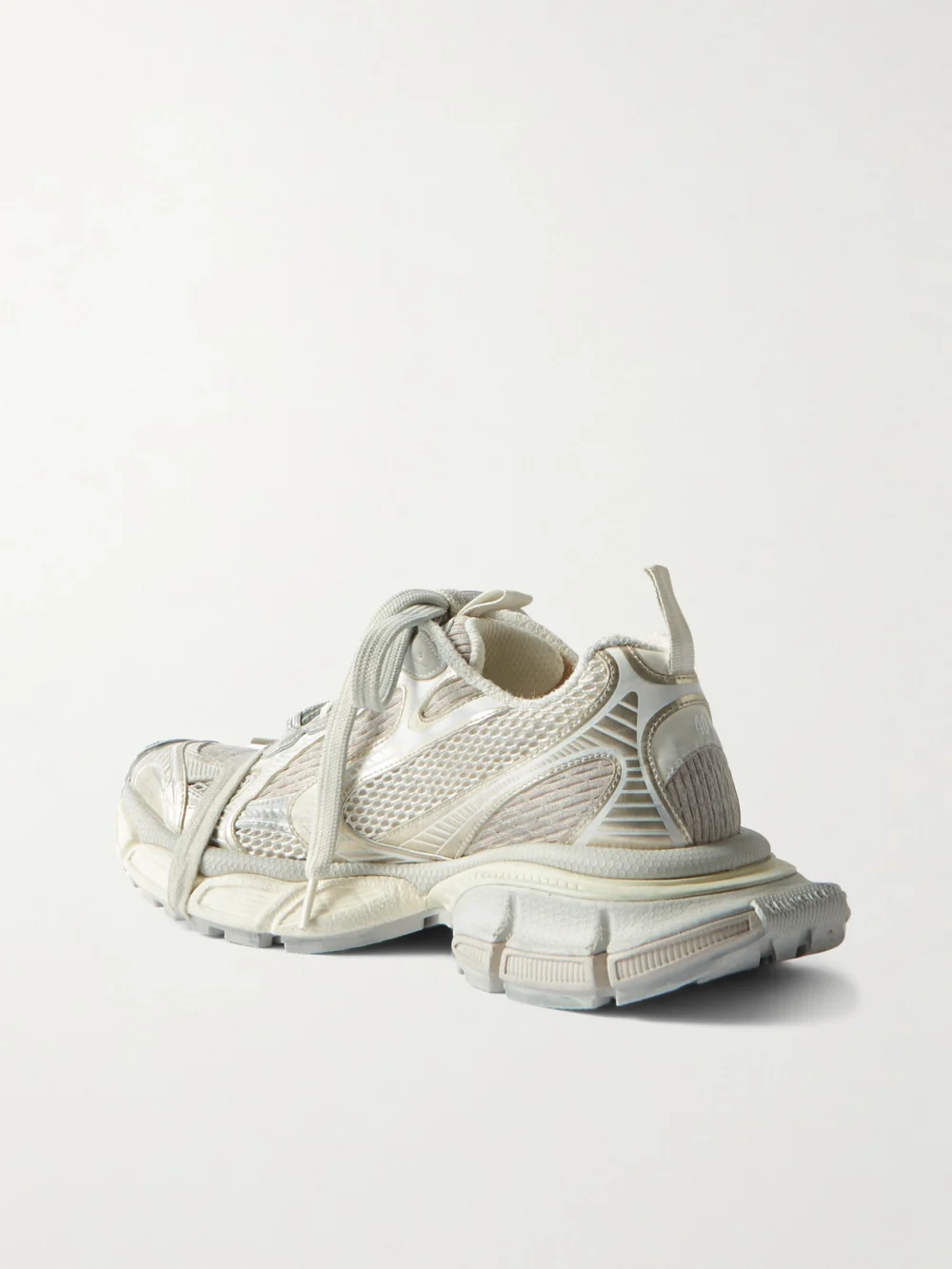 Back view of the Balenciaga 3xl Mesh and Rubber Sneakers