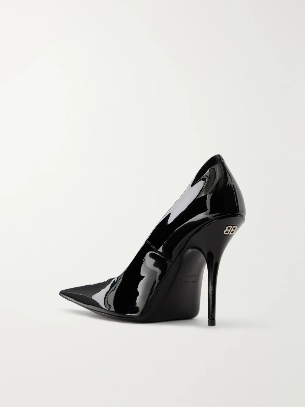 Back view of the Balenciaga Avenue 110 Patent-leather Pumps