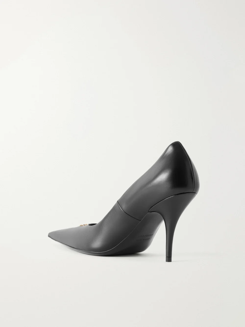 Back view of the Balenciaga Avenue Bb 90 Leather Pumps