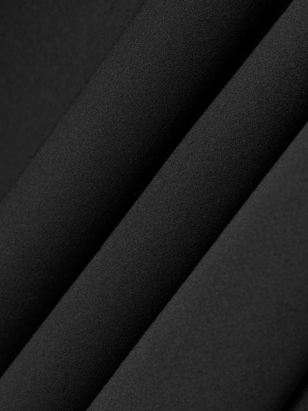 Close-up detail of the Balenciaga Balloon Gathered Draped Cutout Silk and Wool-blend Crepe Maxi Dress