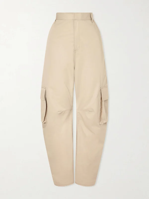 Balenciaga Cargo Cotton Wide-leg Pants