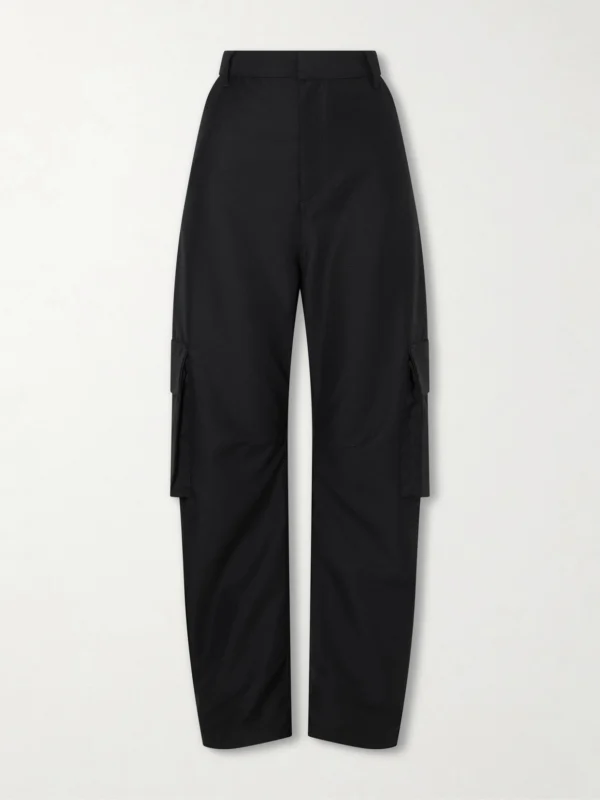 Balenciaga Cargo Cotton Wide-leg Pants