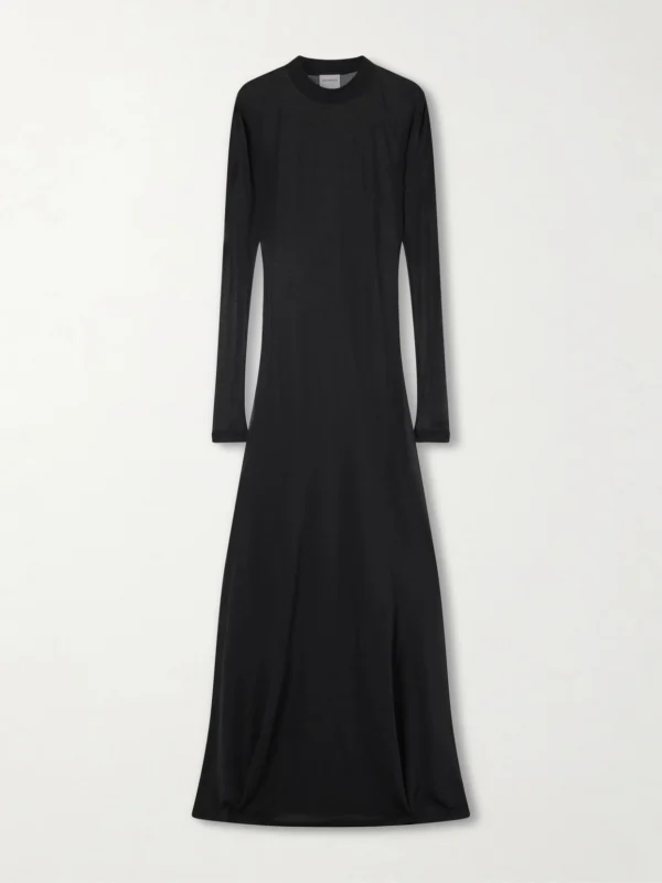Balenciaga Cotton-blend Maxi Dress
