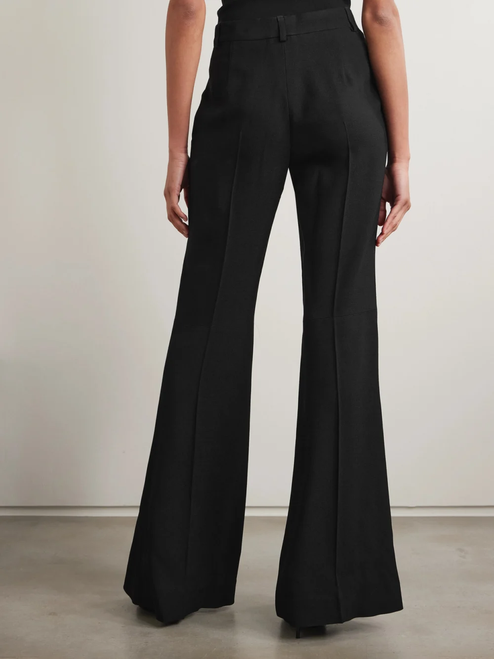 Back view of the Balenciaga Cotton Flared Pants