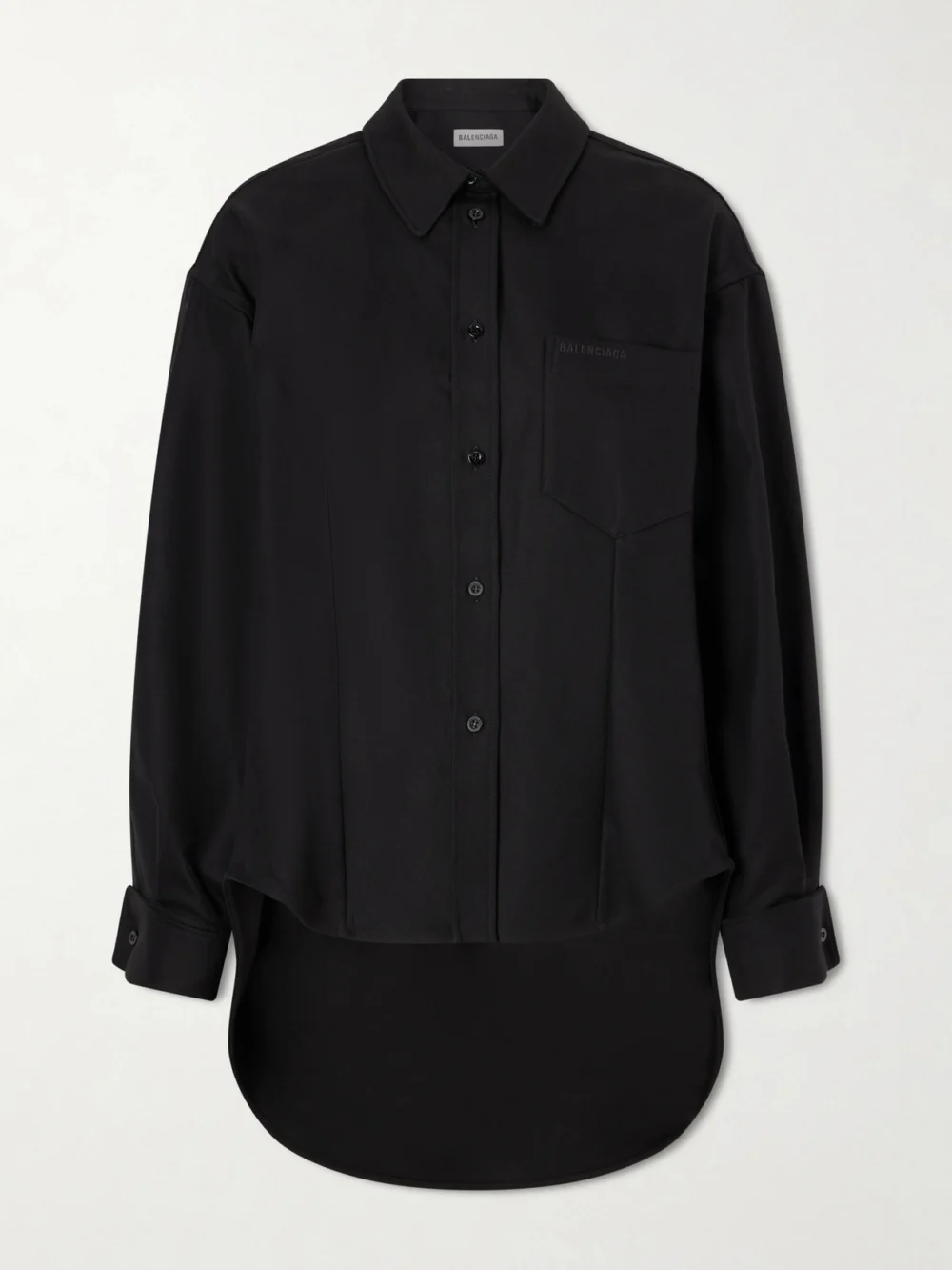 Balenciaga Denim Shirt in black