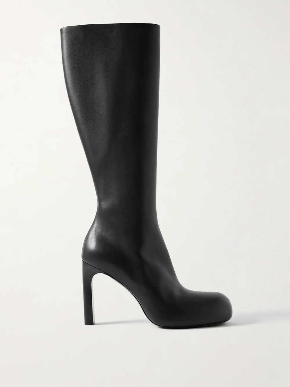 Balenciaga Fargo Leather Knee Boots in black
