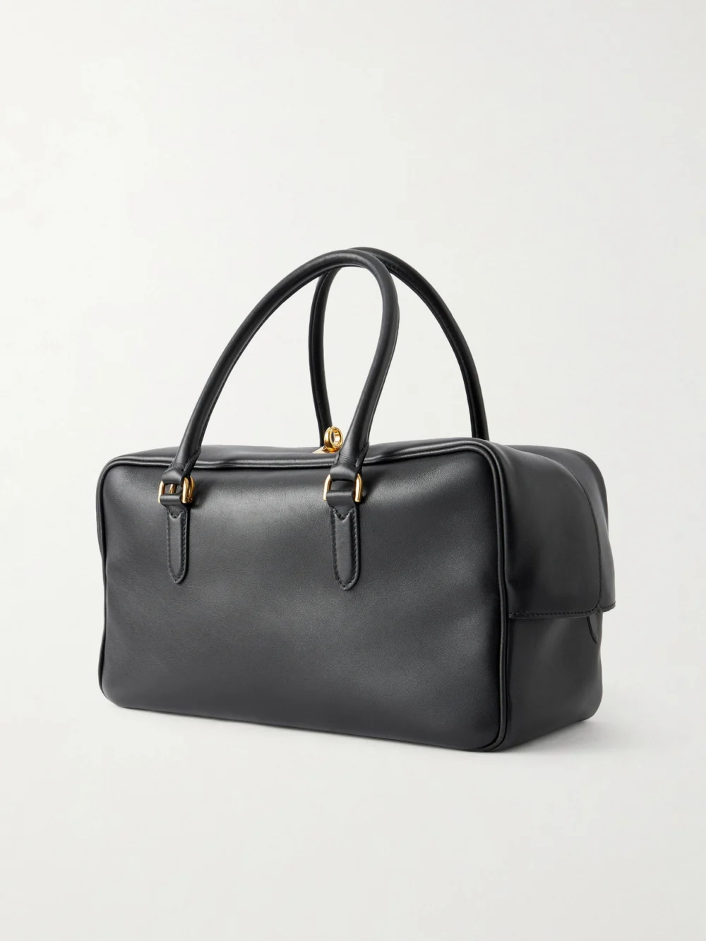 Back view of the Balenciaga Le 7 Leather Bowling Shoulder Bag