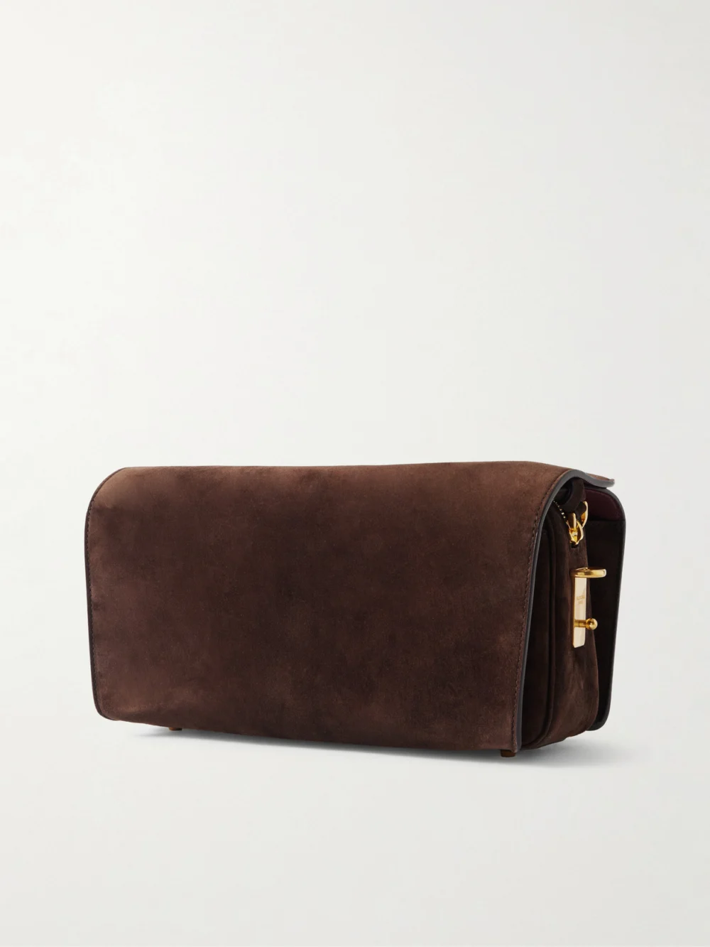 Back view of the Balenciaga Le 7 Suede Shoulder Bag