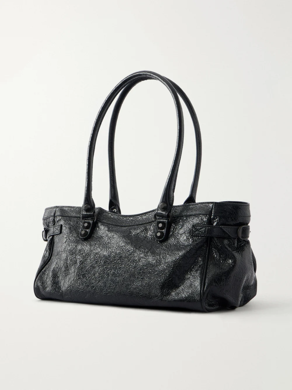 Back view of the Balenciaga Le City East-west Leather Shoulder Bag