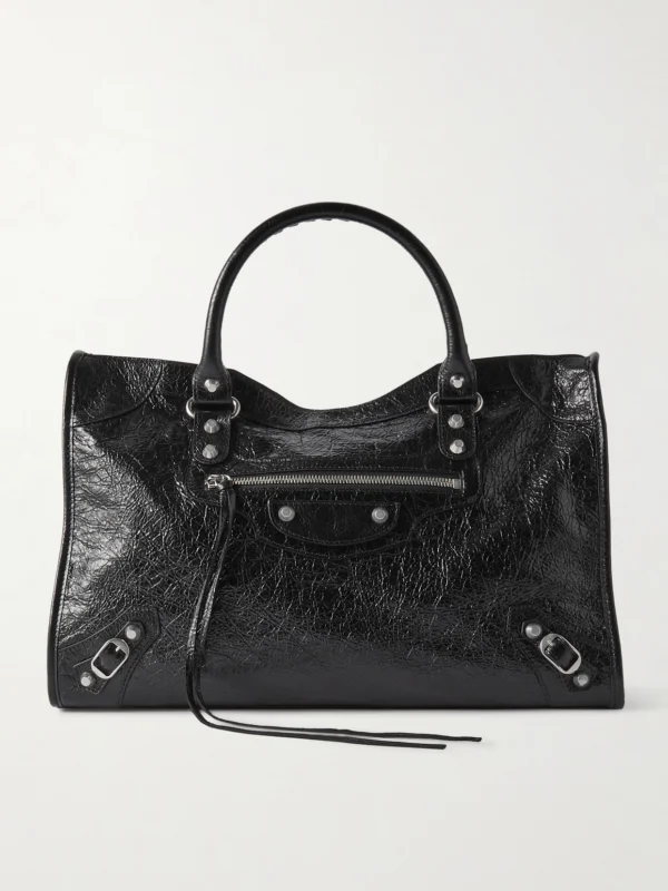 Balenciaga Le City Medium Textured-leather Tote