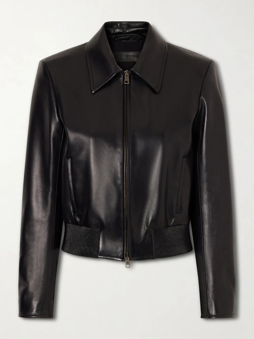 Balenciaga Leather Jacket in black