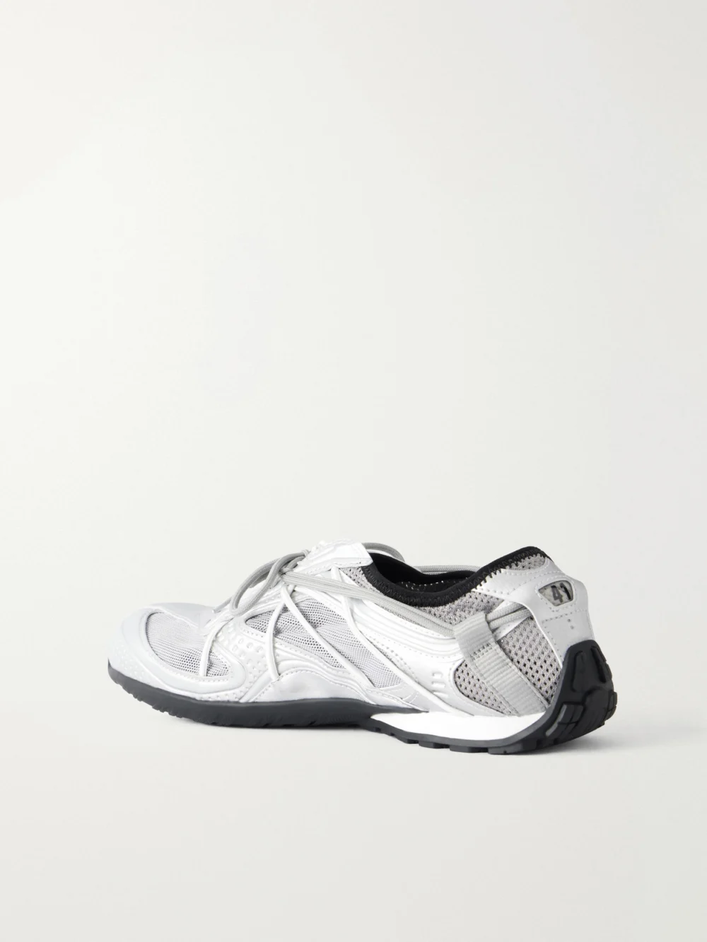 Back view of the Balenciaga Radar Rubber-trimmed Slip-on Sneakers