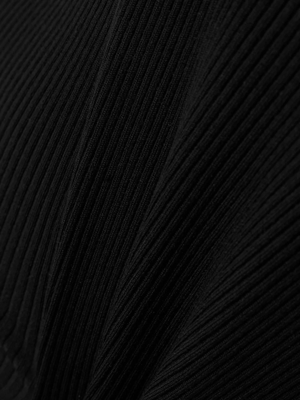 Close-up detail of the Balenciaga Ribbed Wool-blend Mini Dress