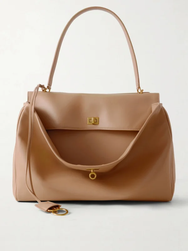 Balenciaga Rodeo Large Leather Shoulder Bag