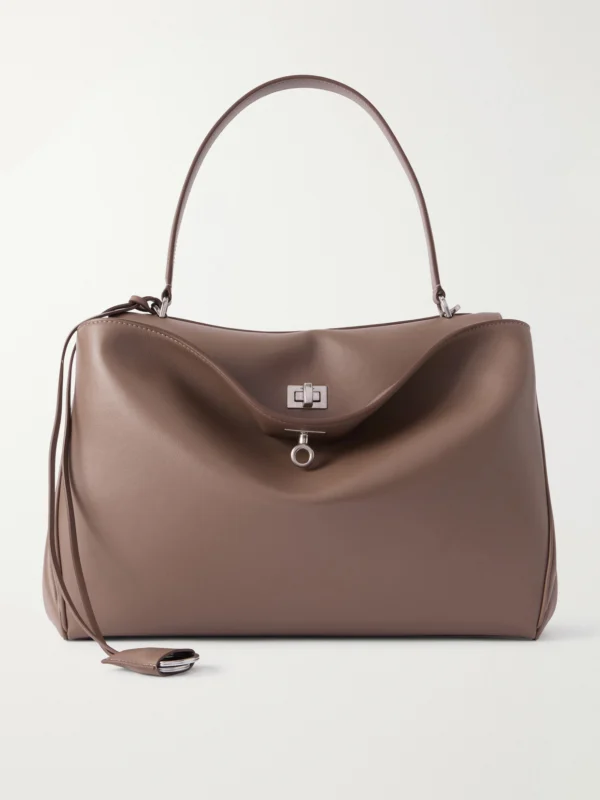 Balenciaga Rodeo Medium Leather Shoulder Bag