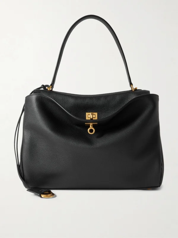 Balenciaga Rodeo Medium Textured-leather Shoulder Bag