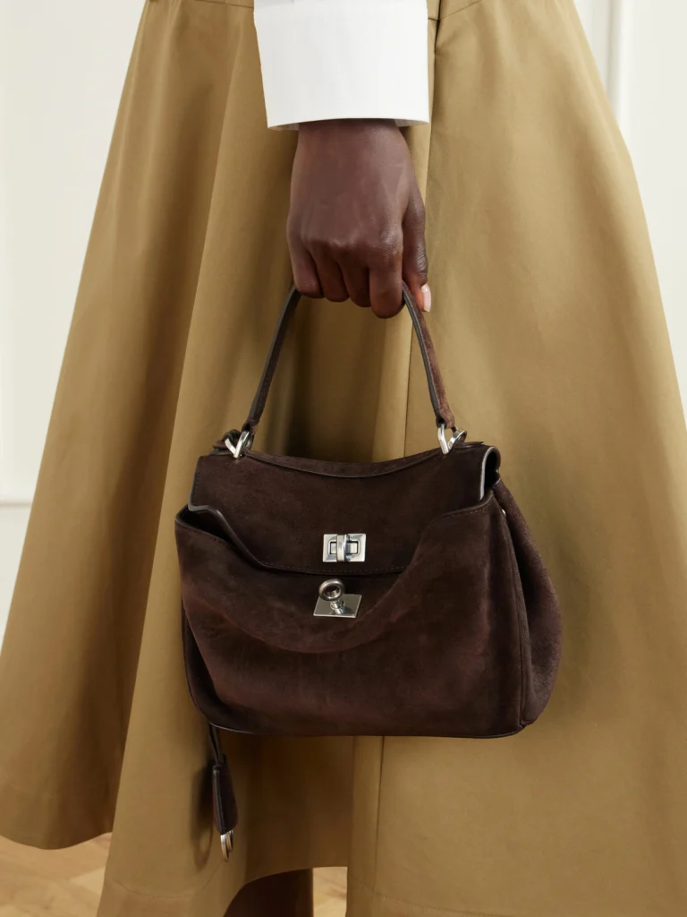 Balenciaga Rodeo Mini Suede Shoulder Bag