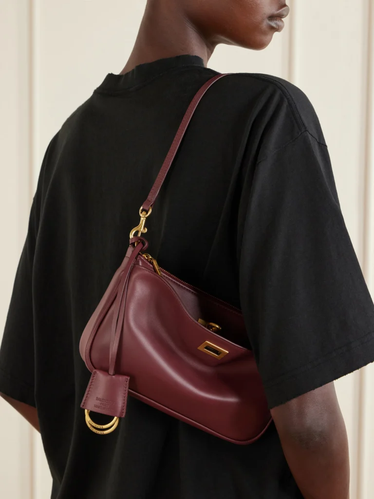 Balenciaga Rodeo Sling Pochette Leather Shoulder Bag