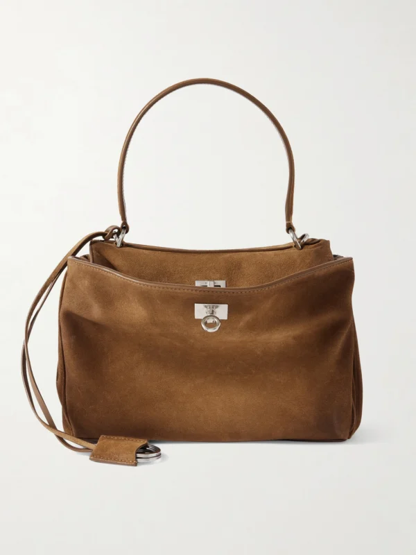 Balenciaga Rodeo Small Suede Top-handle Bag