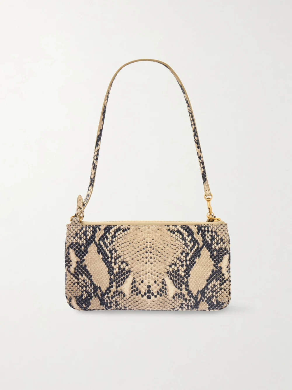 Back view of the Balenciaga Rodeo Snake-effect Leather Shoulder Bag