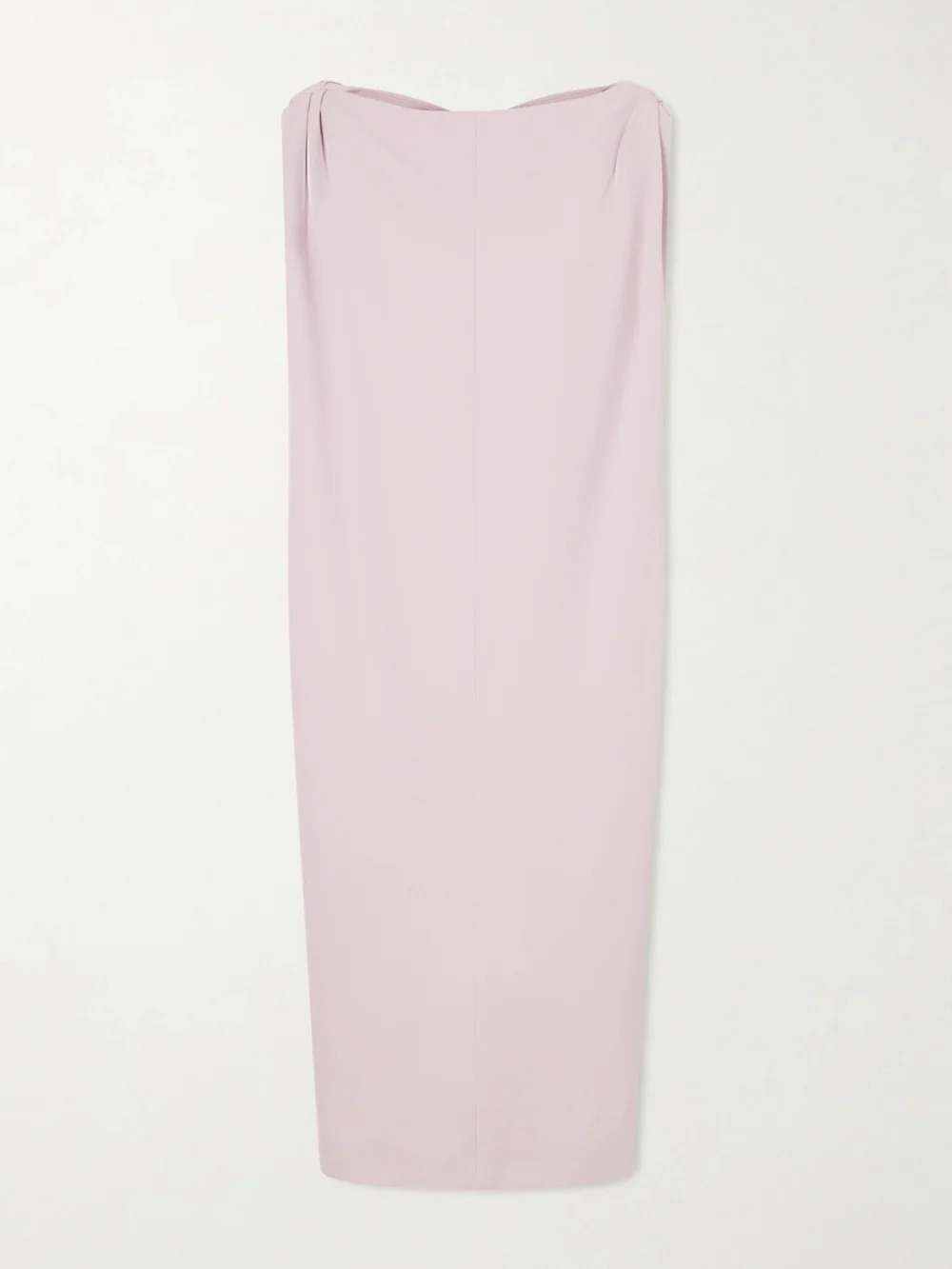 Balenciaga Sack Silk and Wool-blend Cady Midi Dress in pink
