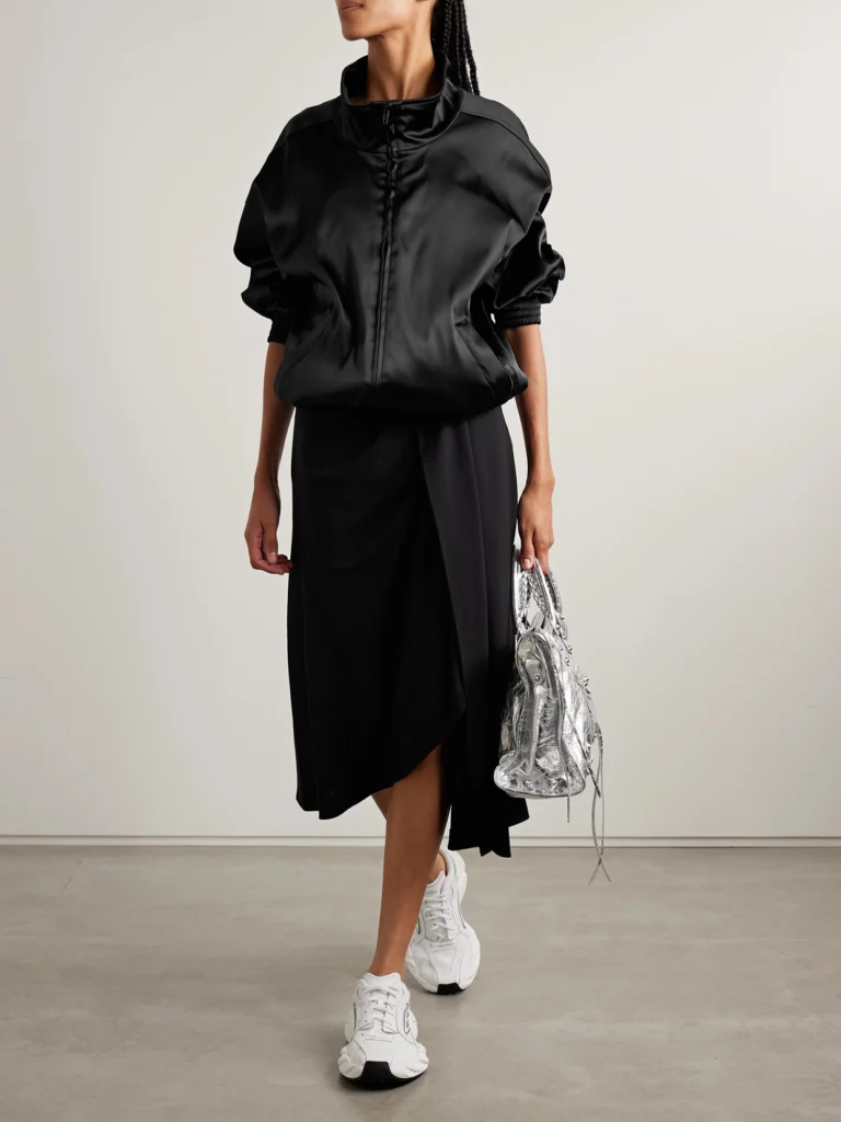Balenciaga Satin Track Jacket