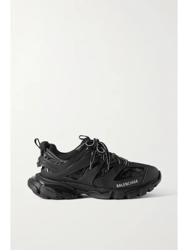 Balenciaga Track Logo-detailed Mesh and Rubber Sneakers