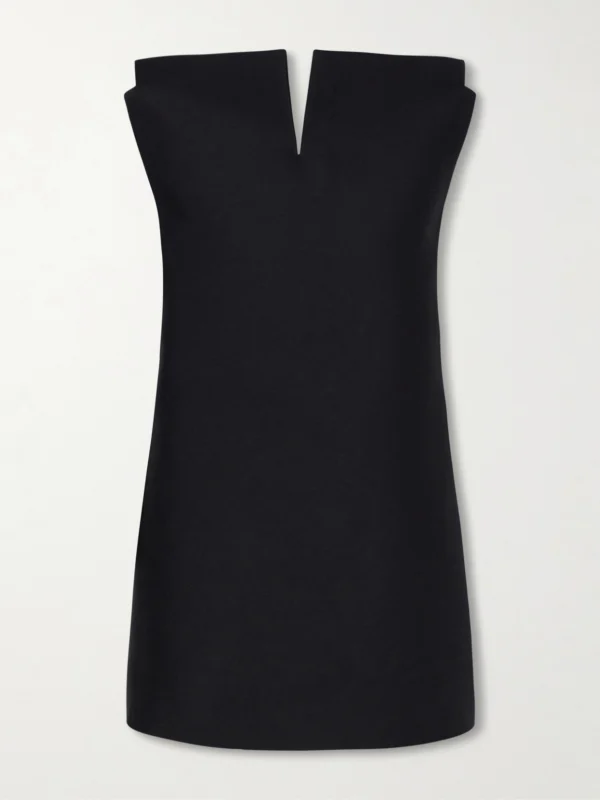 Balenciaga Vareuse Draped Scuba Mini Dress
