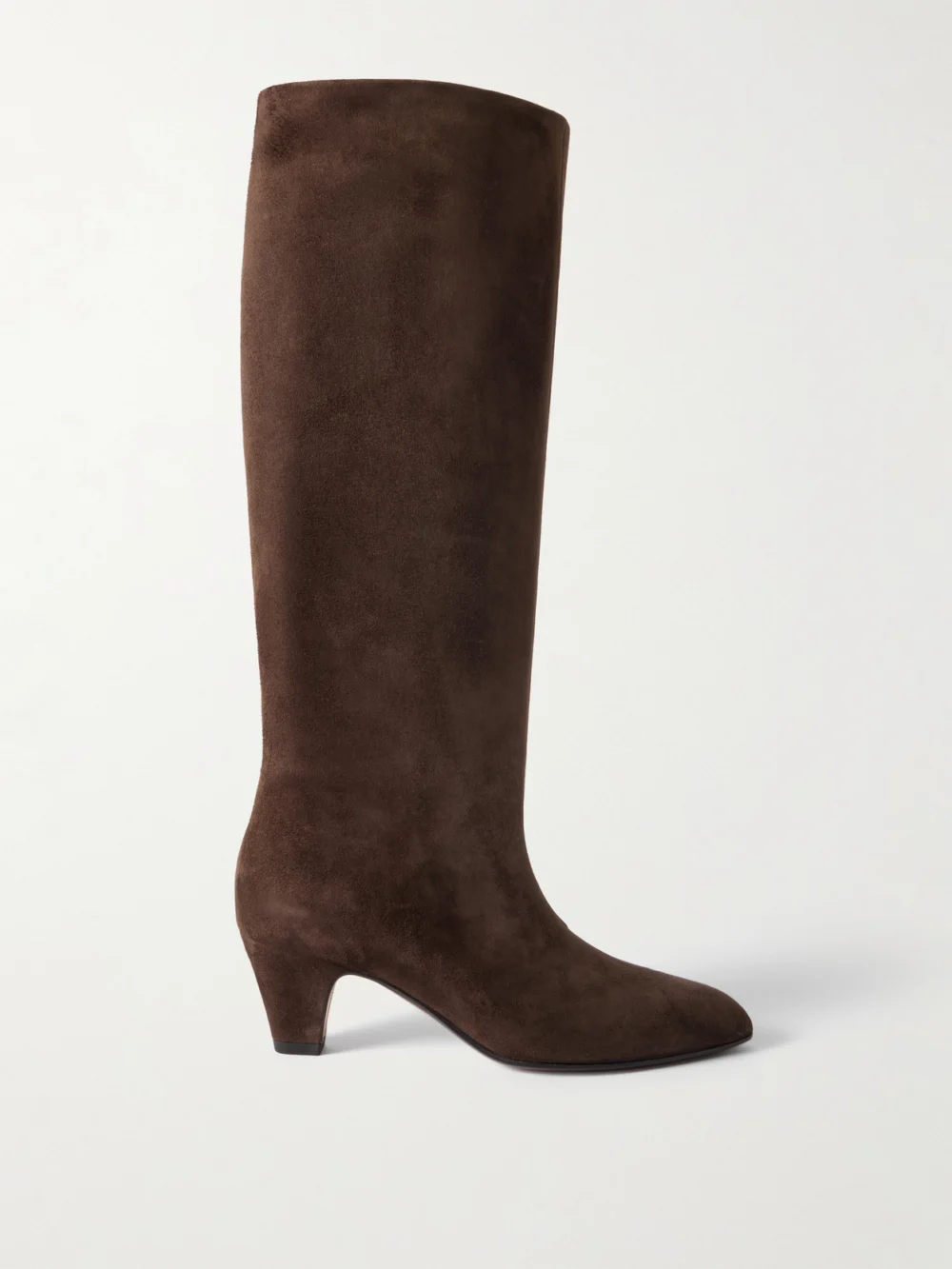 Bally Arvel Suede Knee Boots in chocolate