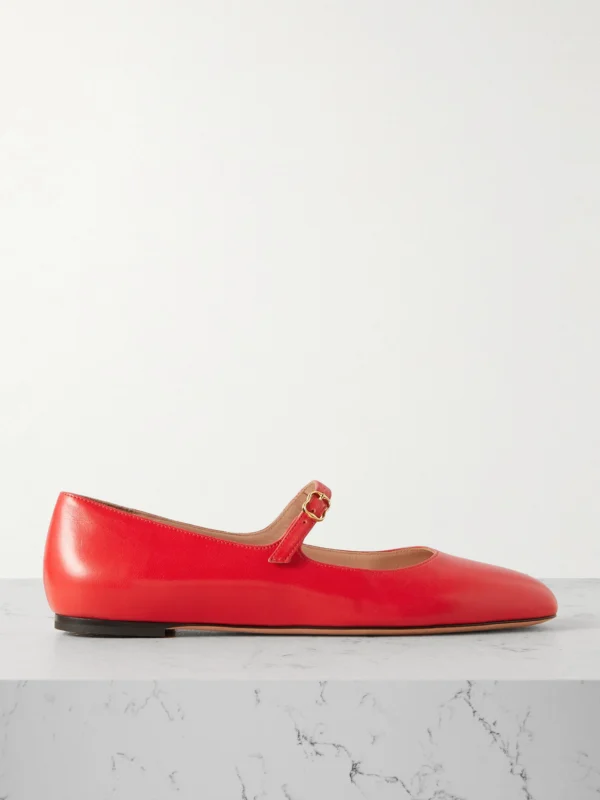 Bally Banya Leather Mary Jane Ballet Flats