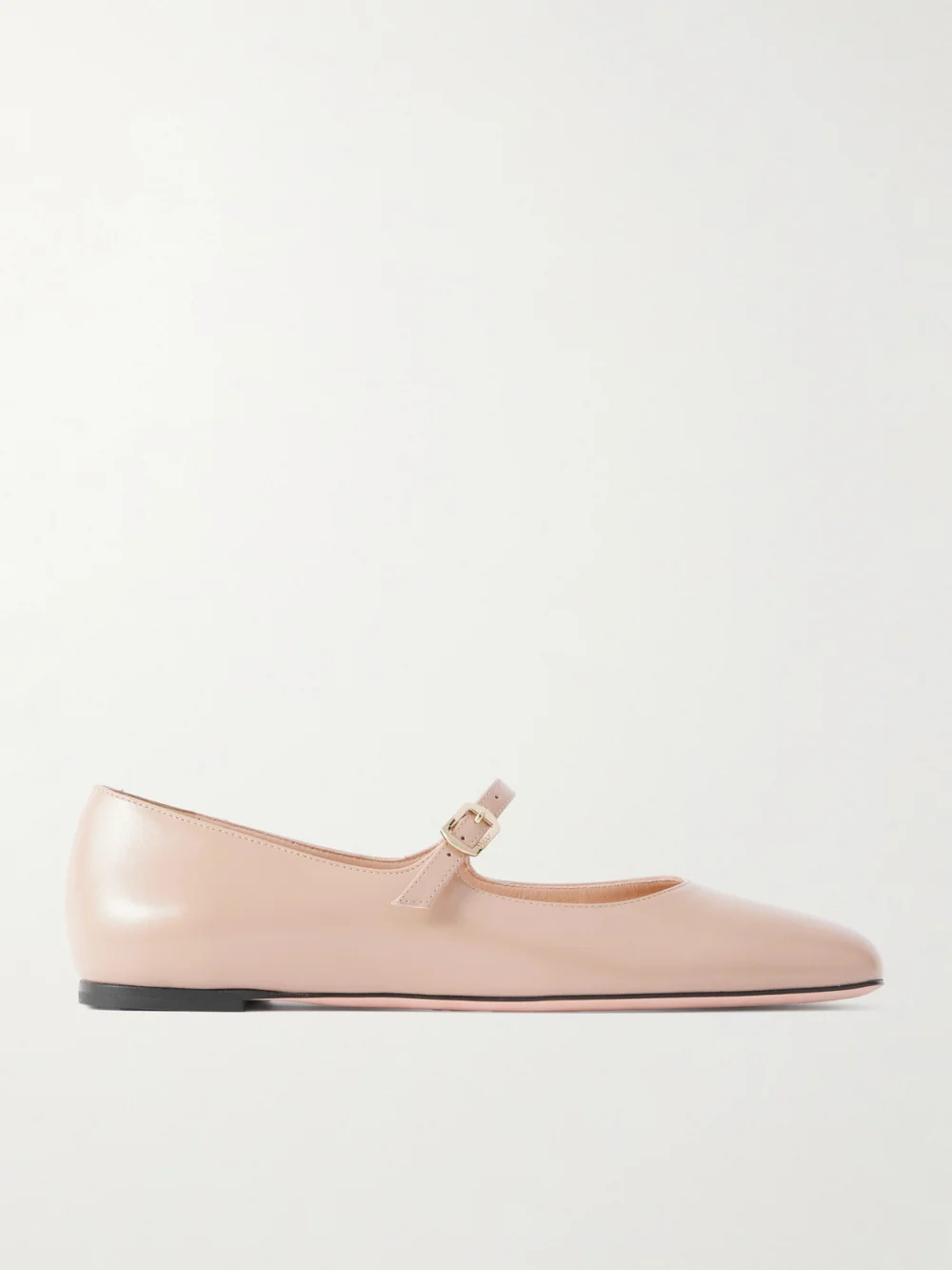 Bally Belkys Leather Mary-jane Ballet Flats in pink